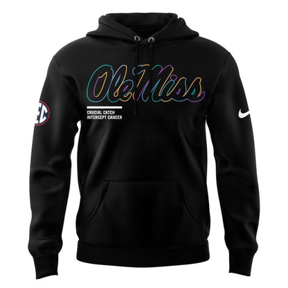 Ole Miss football 2025 Crucial Catch Hoodie