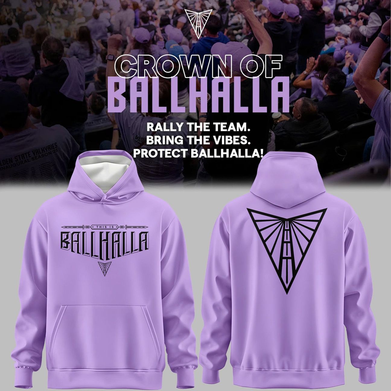 Golden State Valkyries “This Is Ballhalla” Hoodie - Limited Edition