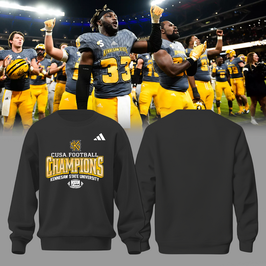 2025 CUSA Championship Champion - Kennesaw State Football Owls Sweater v4