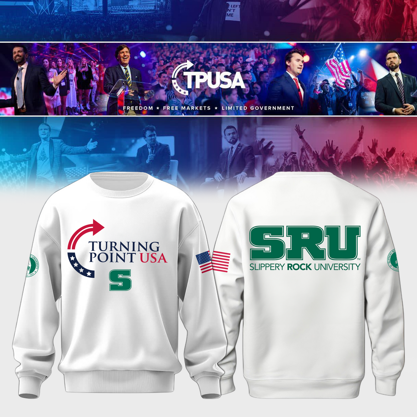 Slippery Rock University Freedom Sweater