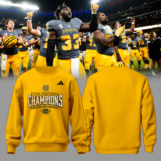 2025 CUSA Championship Champion - Kennesaw State Football Owls Sweater v2