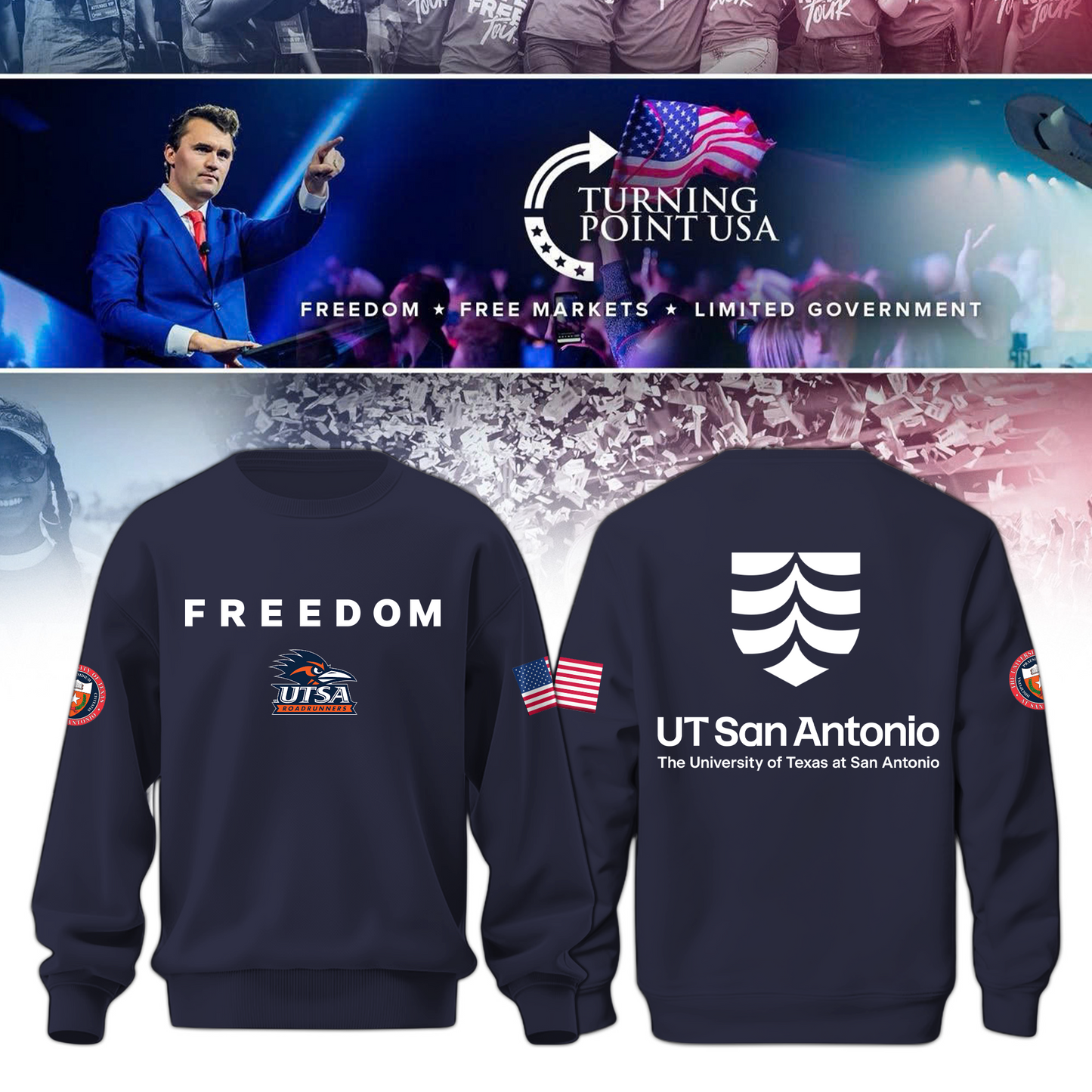 Limited Edition University Of Texas - San Antonio Freedom Sweater