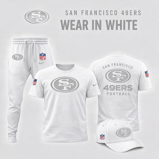 San Francisco 49ers 2026 "White out" Limited Edition T-Shirt v2