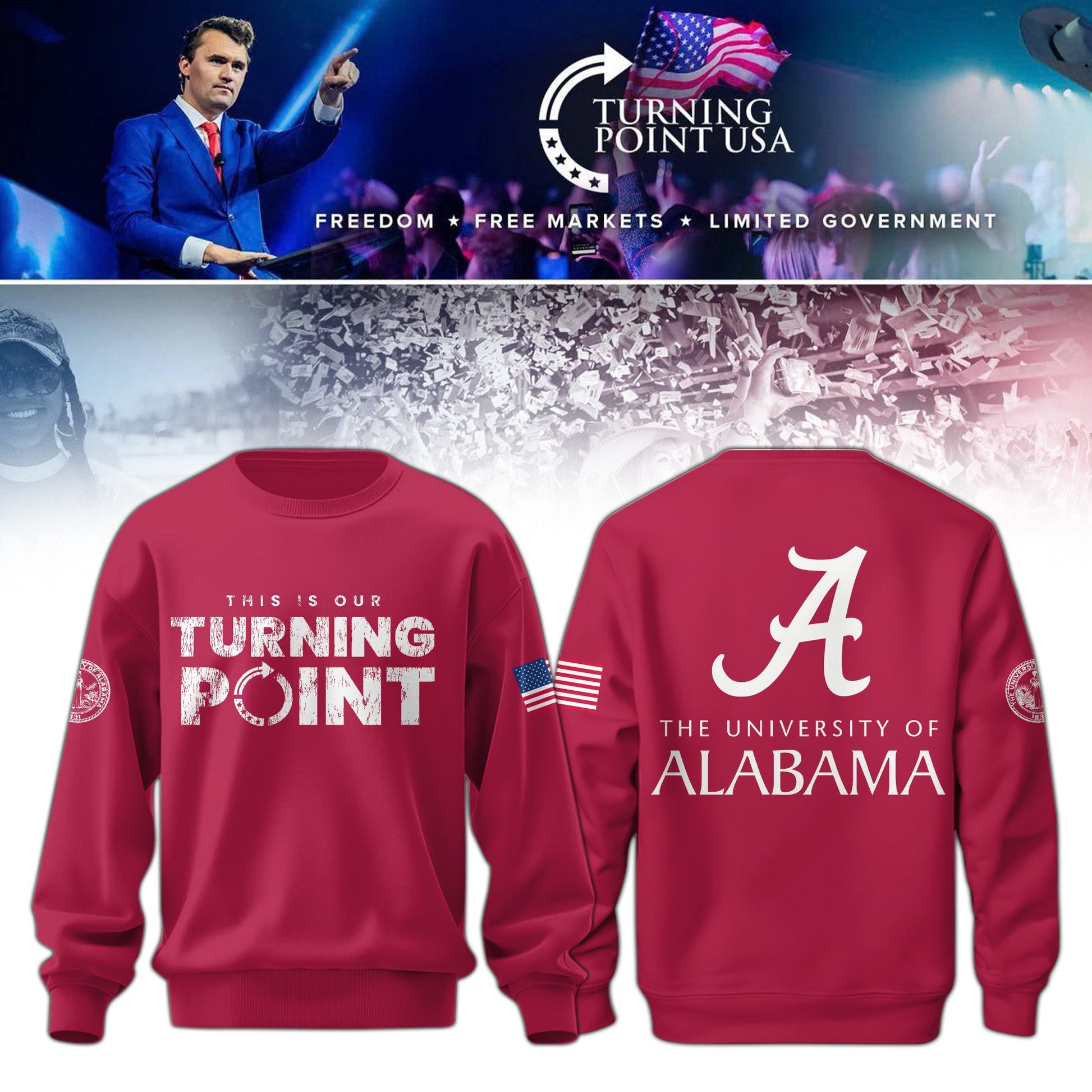 Alabama  Campus Freedom Sweatshirt