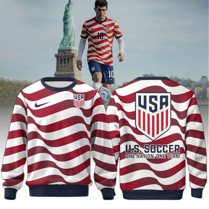 Unisex U.S. Men's National Soccer Team 2026 Home Jersey Sweatshirt