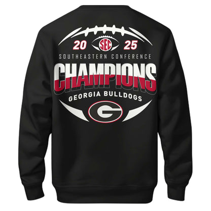 Georgia Football x Sec Champions 2025 Sweatshirt Limited Edition