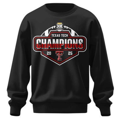 Texas Tech Red Raiders x Big 12 Champions 2025 Sweater Limited Edition