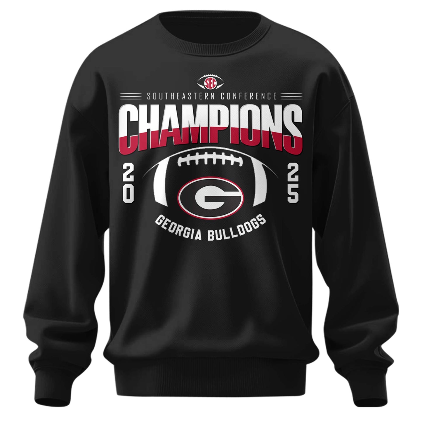 Georgia Football x Sec Champions 2025 Sweatshirt Limited Edition