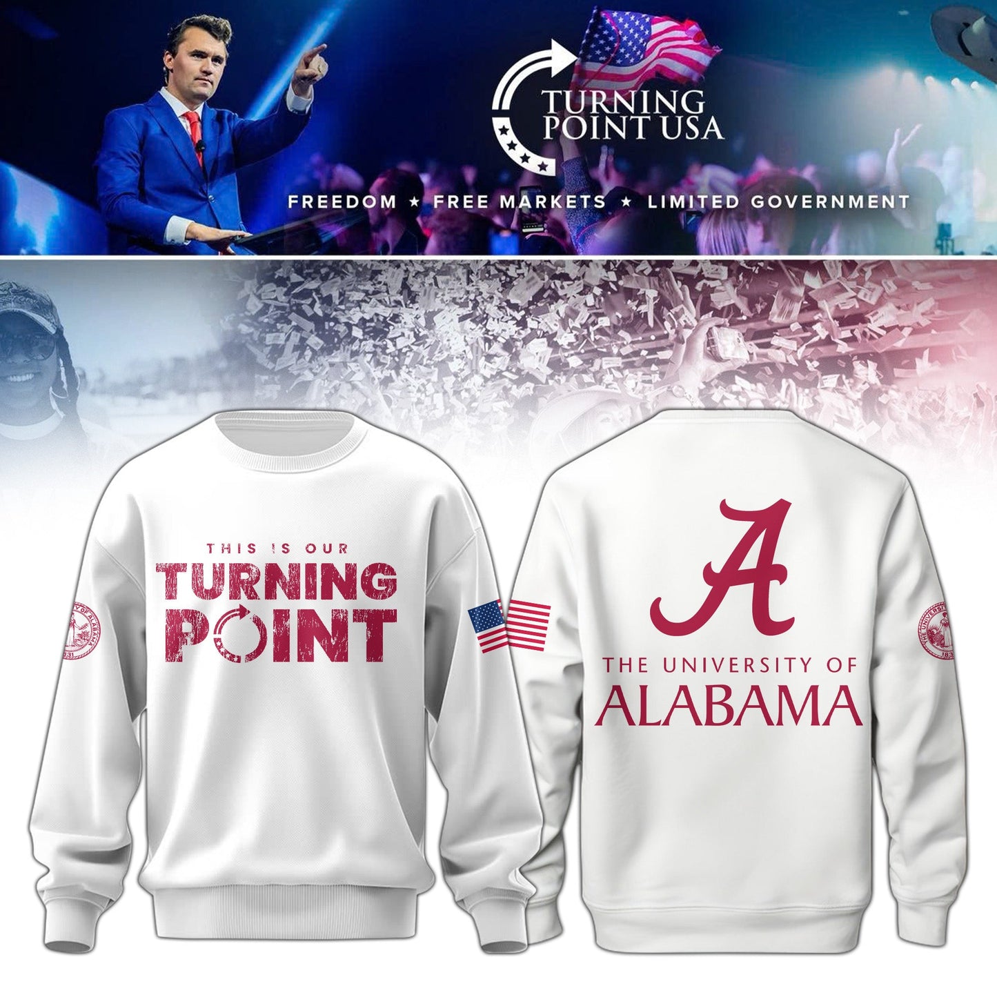 Alabama  Campus Freedom Sweatshirt