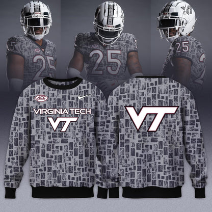 Virginia Tech Hokies 2025 Gray Camo Limited Edition Sweatshirt
