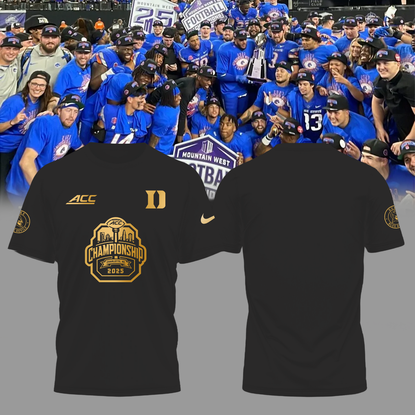 Duke Blue Devils Limited 2025 ACC Champion Edition T-Shirt v4