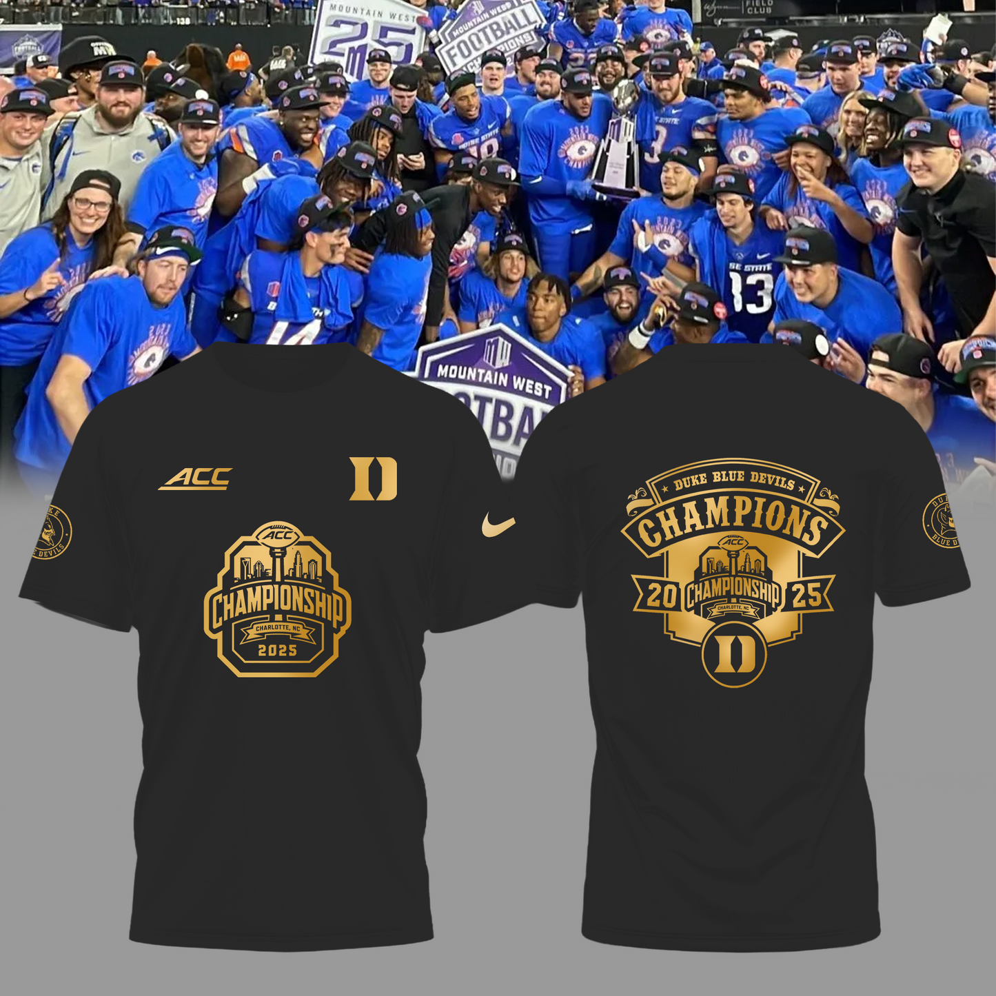 Duke Blue Devils Limited 2025 ACC Champion Edition T-Shirt