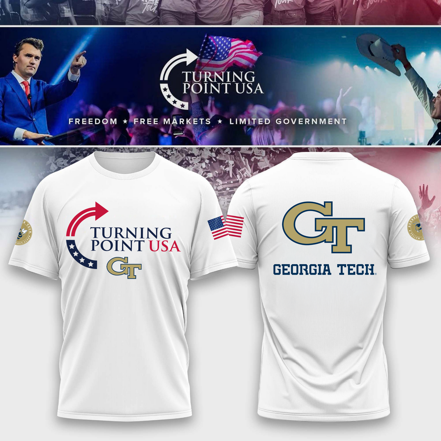 Georgia Tech Freedom T-Shirt