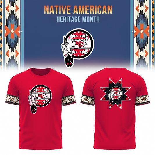 Kansas City Chiefs Native American Heritage Month T-Shirt