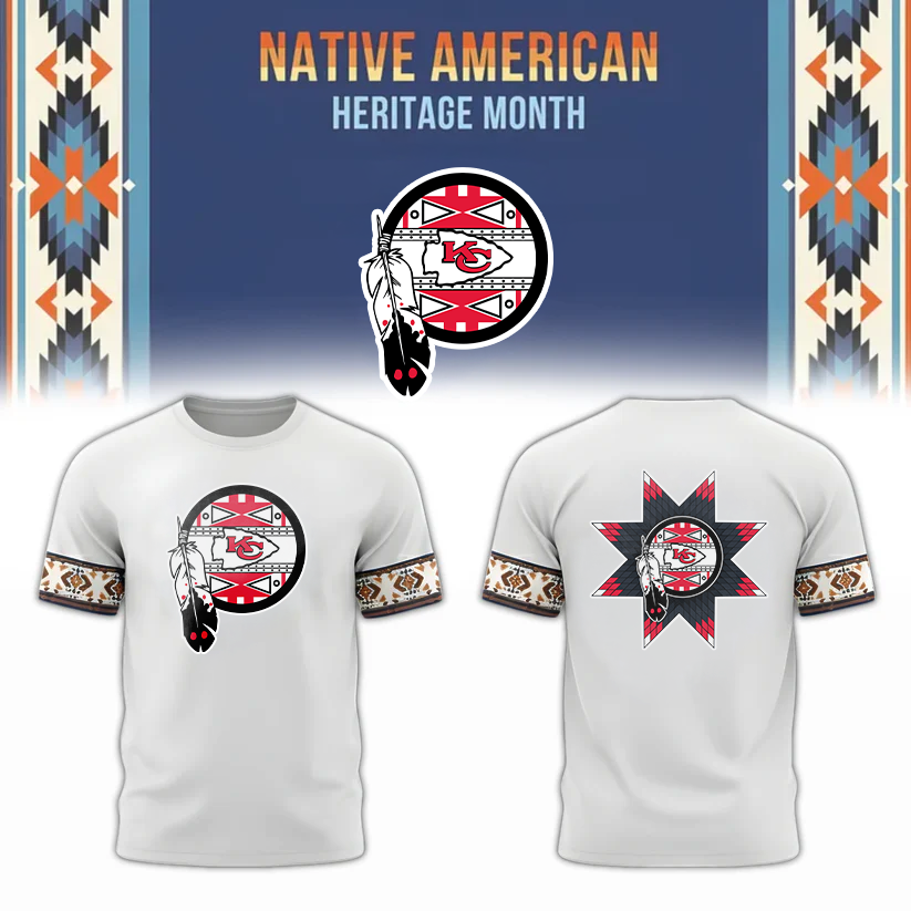 Kansas City Chiefs Native American Heritage Month T-Shirt