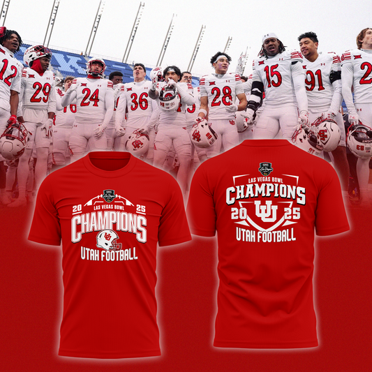 Utah Utes - LAS VEGAS BOWL Champion T-Shirt