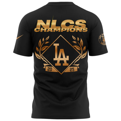 LAD x NLCS Champions Special Gold Edition Tshirt