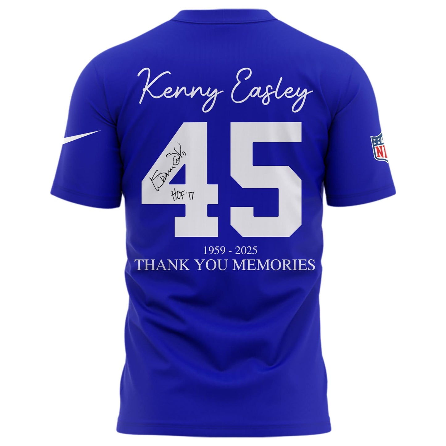 . Kenny Easley 1959 – 2025 Thank For Memories T-Shirt Limited Edition