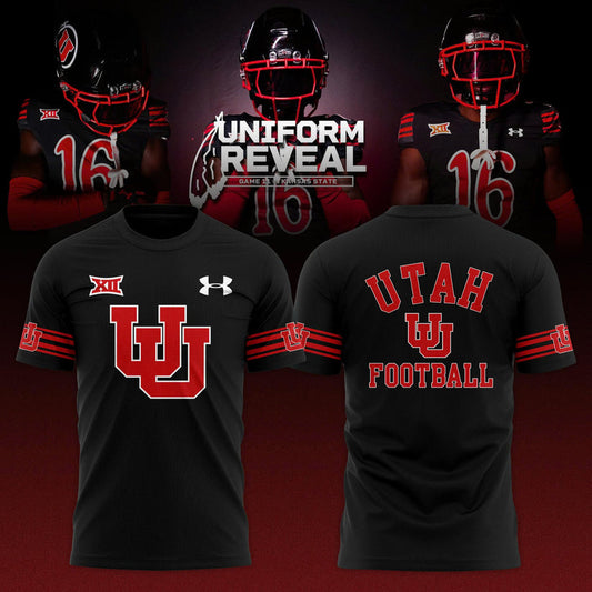 Utah Utes Black Throwbacks T-shirt – Black