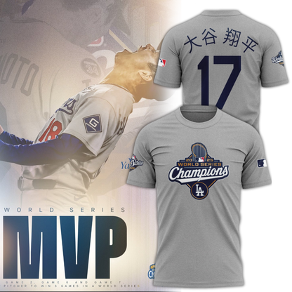 _ Los Angeles Dodgers x Yamamoto World Series MVP T-Shirt