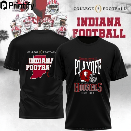 NEW!! Indiana 2025-2026 College Football Playoff T-Shirt