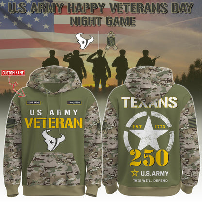 .HOU-Army 250th Birthday Limited Editions Hoodie