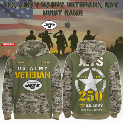 .NYJ-Army 250th Birthday Limited Editions Hoodie