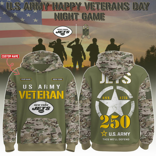 .NYJ-Army 250th Birthday Limited Editions Hoodie