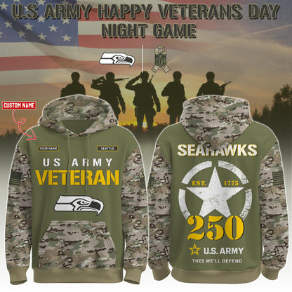 .SEA-Army 250th Birthday Limited Editions Hoodie