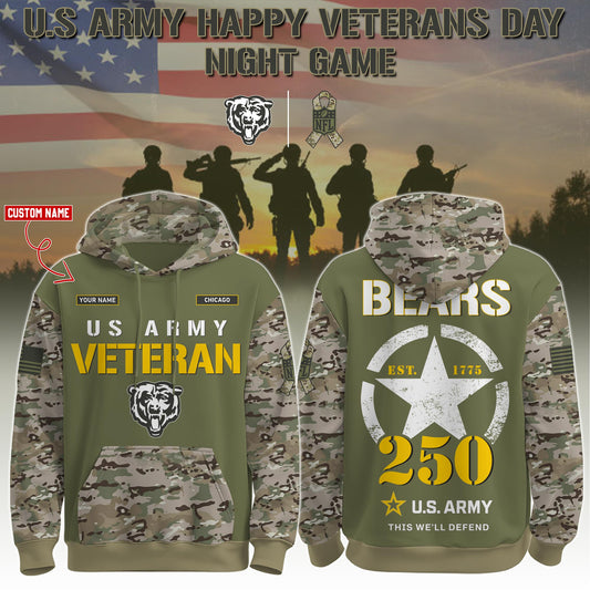 .CHI-Army 250th Birthday Limited Editions Hoodie