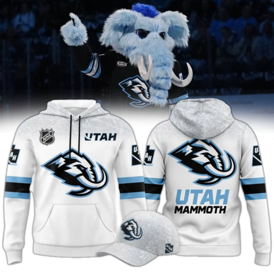 .Utah Mammoth 2025-2026 Rivalries Cold Front Hoodie (White)