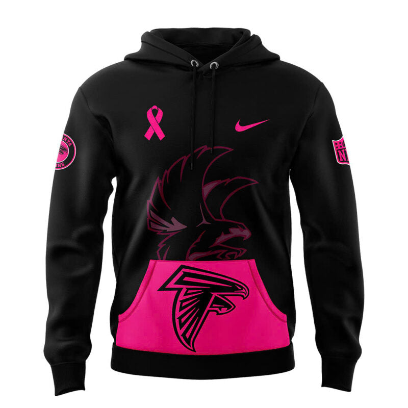Men's Black Atlanta Falcons 2024 NFL Crucial Catch Club Pullover Hoodie