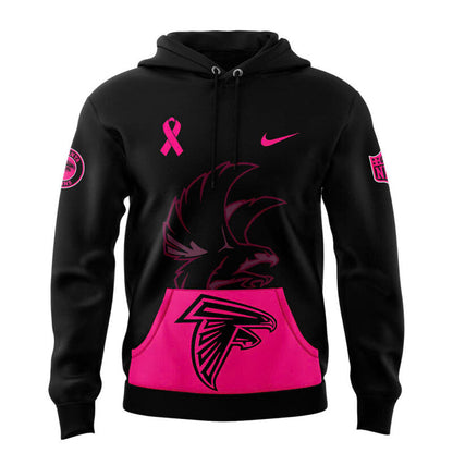 Men's Black Atlanta Falcons 2024 NFL Crucial Catch Club Pullover Hoodie