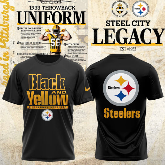 .Steelers 1933 throwback uniforms TSHIRT&amp;CAP