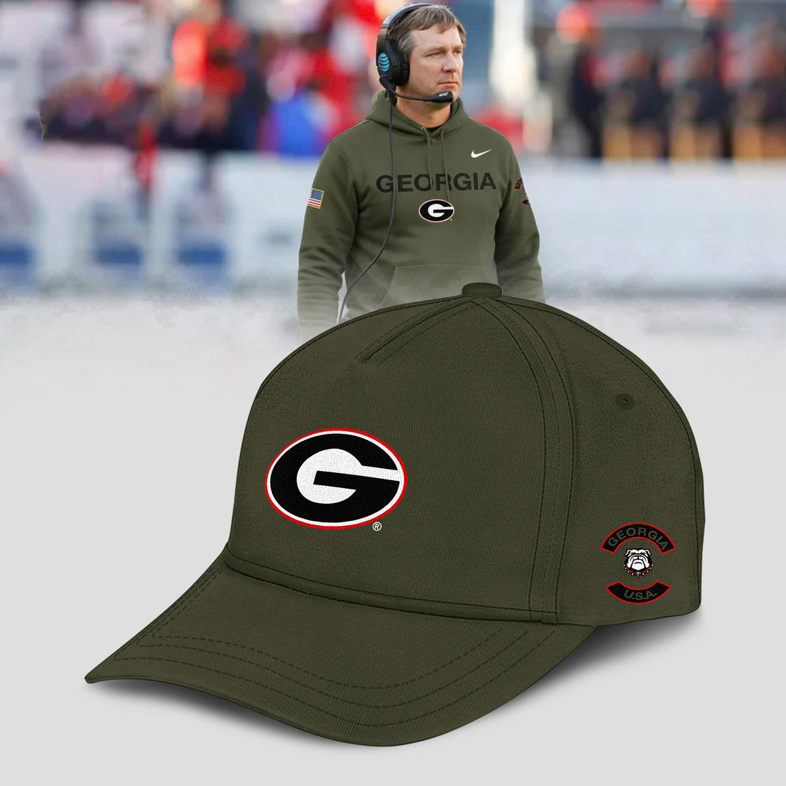 Georgia Bulldogs Military Appreciation 2025 Special Hoodie