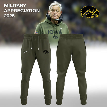 Iowa Hawkeyes Military Appreciation 2025 Special Hoodie