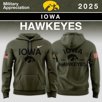 Big Ten Conference Teams 2025 Military Appreciation Limited Edition Hoodie