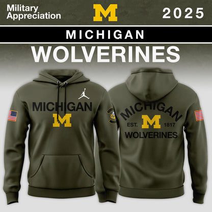 Big Ten Conference Teams 2025 Military Appreciation Limited Edition Hoodie