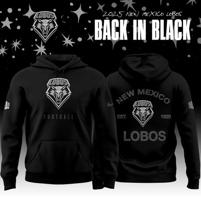 _ New Mexico Lobos Back In Black 2025 Special Edition Hoodie