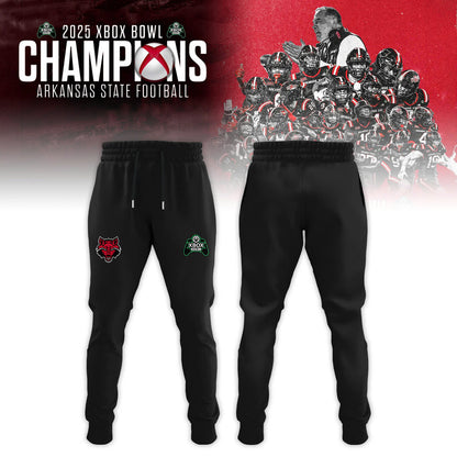 Arkansas State Red Wolves 2025 Xbox Bowl Champions Combo T-shirt