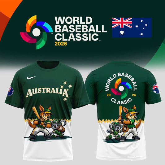 _ Australia Baseball – World Baseball Classic 2026 Edition Tee
